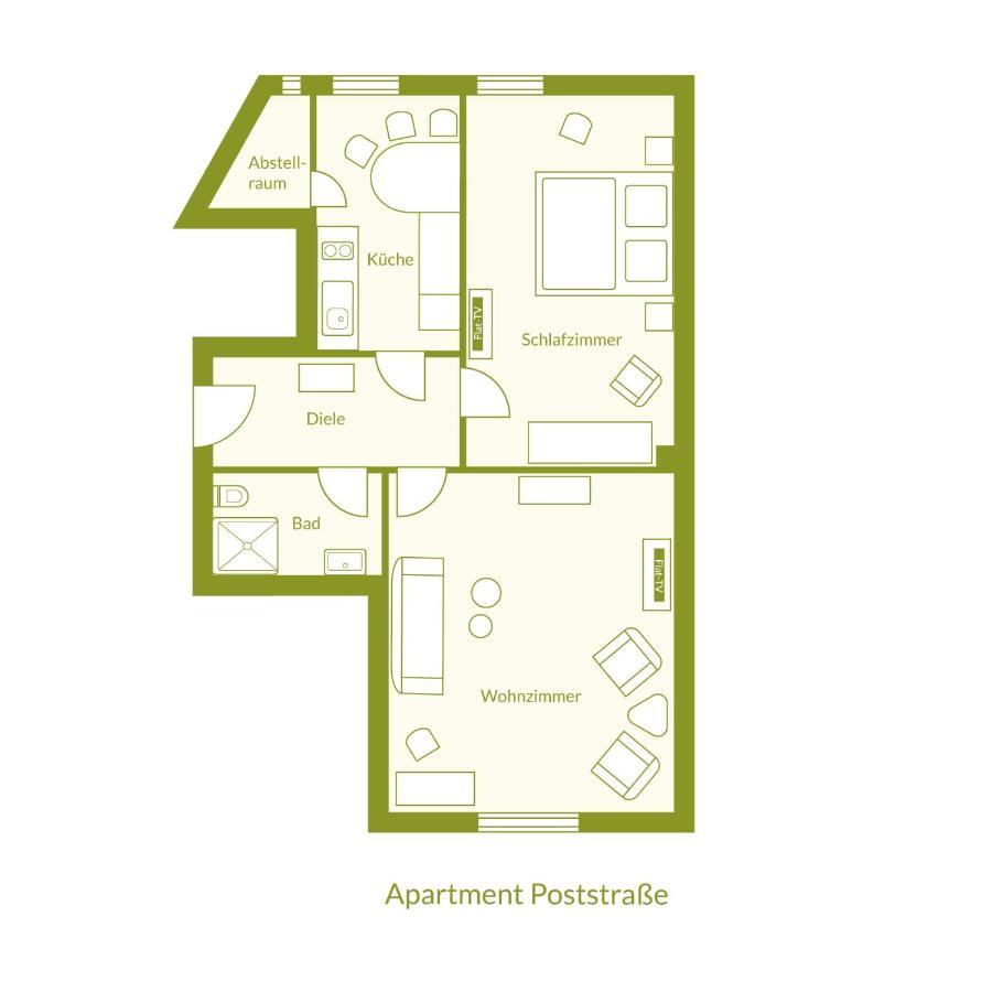 Apartments Am Park Наумбург Экстерьер фото